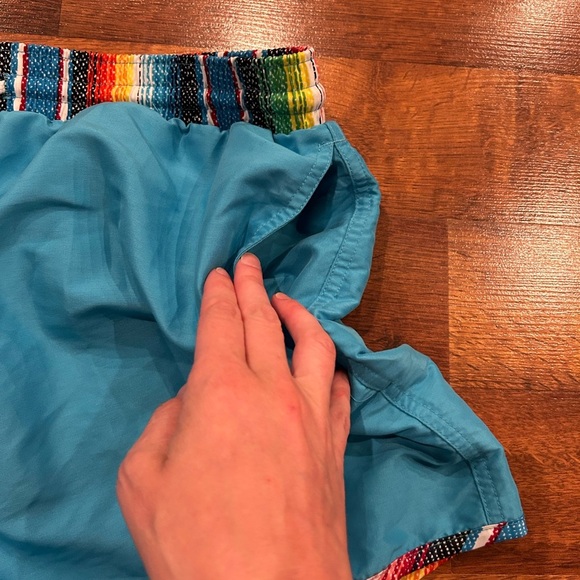 Chubbies Blue Colorful Swim Shorts Men’s Size XL 5” Drawstring Waist Pockets - Picture 3 of 7